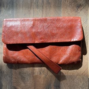Hobo International leather clutch/wristlet